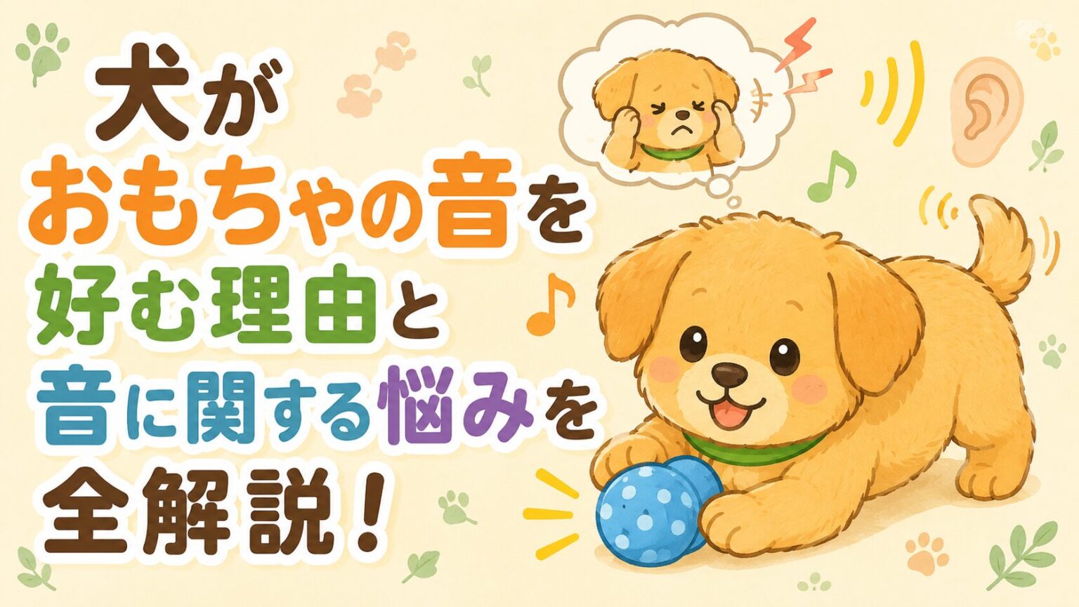 犬が音の鳴るおもちゃを好む理由と注意点