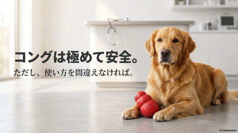 コングは「正しく使えば危険性は極めて低い、安全性の高いおもちゃ」