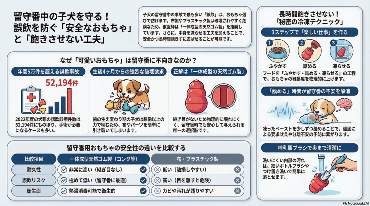 子犬の安全な留守番ガイド